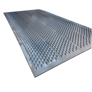 Schlitzbrückenblech 2500 x 1250 x 3 mm Prägetiefe 1,5 mm gerade ohne Befestigungslöcher