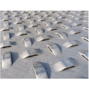 Schlitzbrückenblech 2500 x 1250 x 3 mm Prägetiefe 3,0 mm gerade ohne Befestigungslöcher